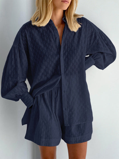 Conjunto Veraniego Mujer Blusa Fluida y Short Ligero