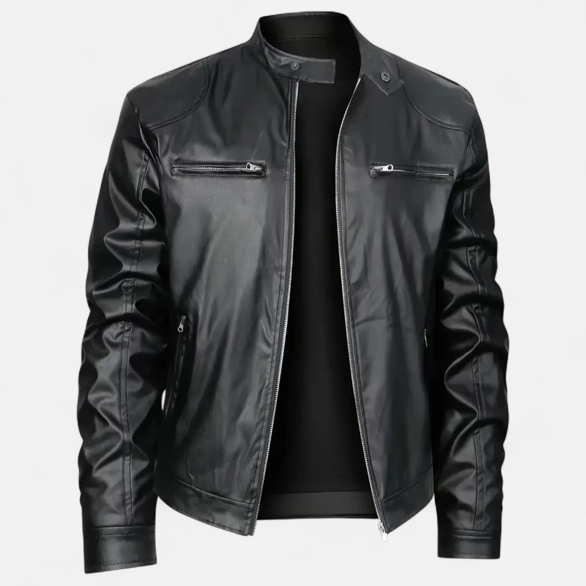 Chaqueta Hombre de Piel Ajuste Clásico - Mavetta