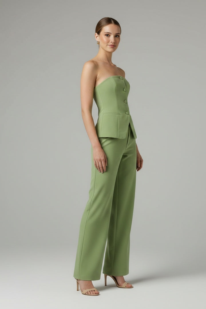 Conjunto Mujer Palabra de Honor y Pantalón Palazzo