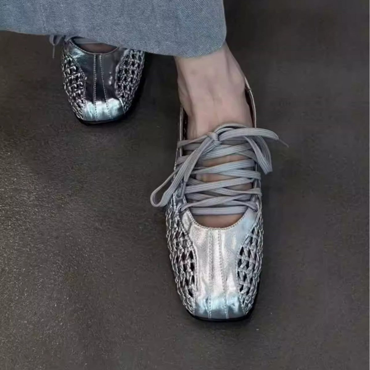 Zapatillas Mujer Casual Malla Transpirable Sin Cordones