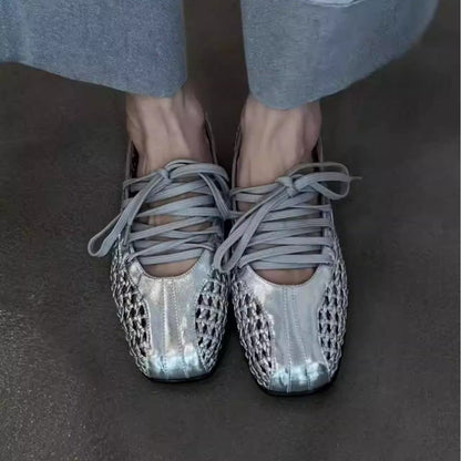 Zapatillas Mujer Casual Malla Transpirable Sin Cordones