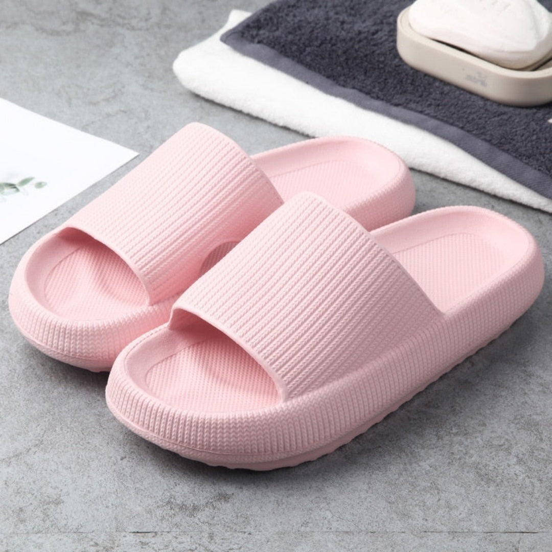 Chanclas Planas Mujer Texturizadas Comodas