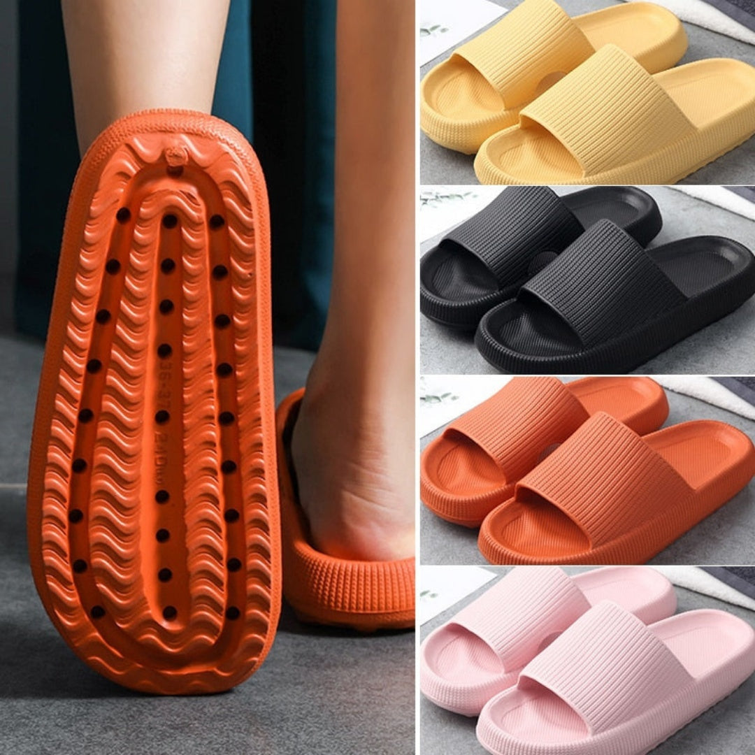 Chanclas Planas Mujer Texturizadas Comodas