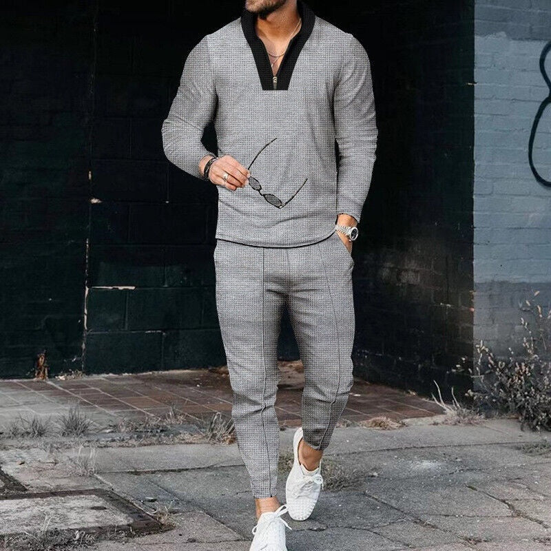 Conjunto chándal hombre deportivo cremallera