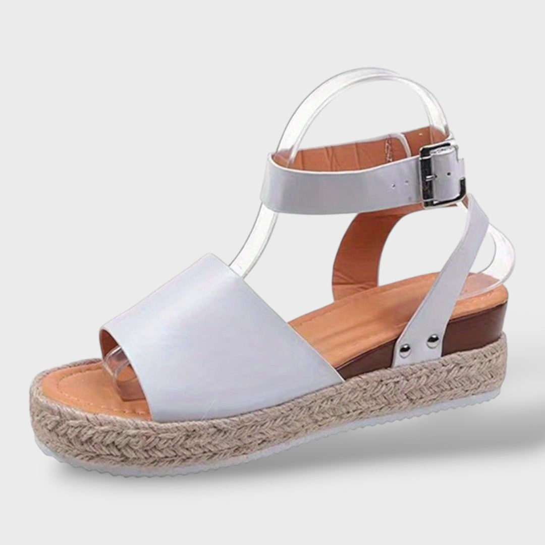 Sandalias Plataforma Mujer con Correa Ajustable