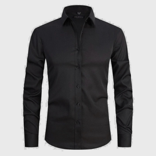 Camisa Hombre Algodón Elástica Sin Arrugas