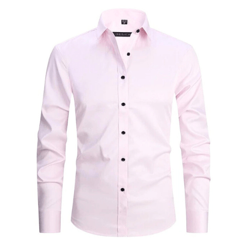 Camisa Hombre Algodón Elástica Sin Arrugas