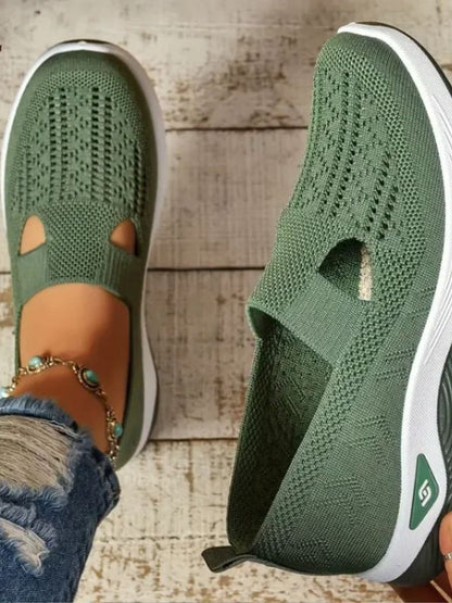 Zapatillas Mujer Sin Cordones Transpirables Suela Acolchada - Mavetta