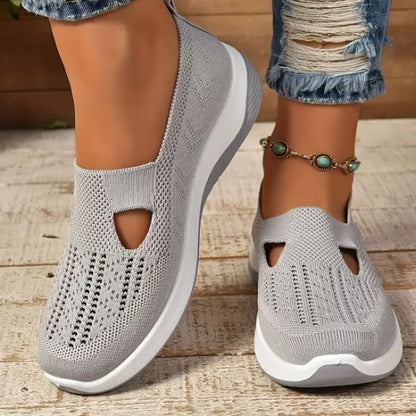 Zapatillas Mujer Sin Cordones Transpirables Suela Acolchada