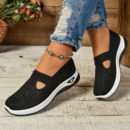 Zapatillas Mujer Sin Cordones Transpirables Suela Acolchada