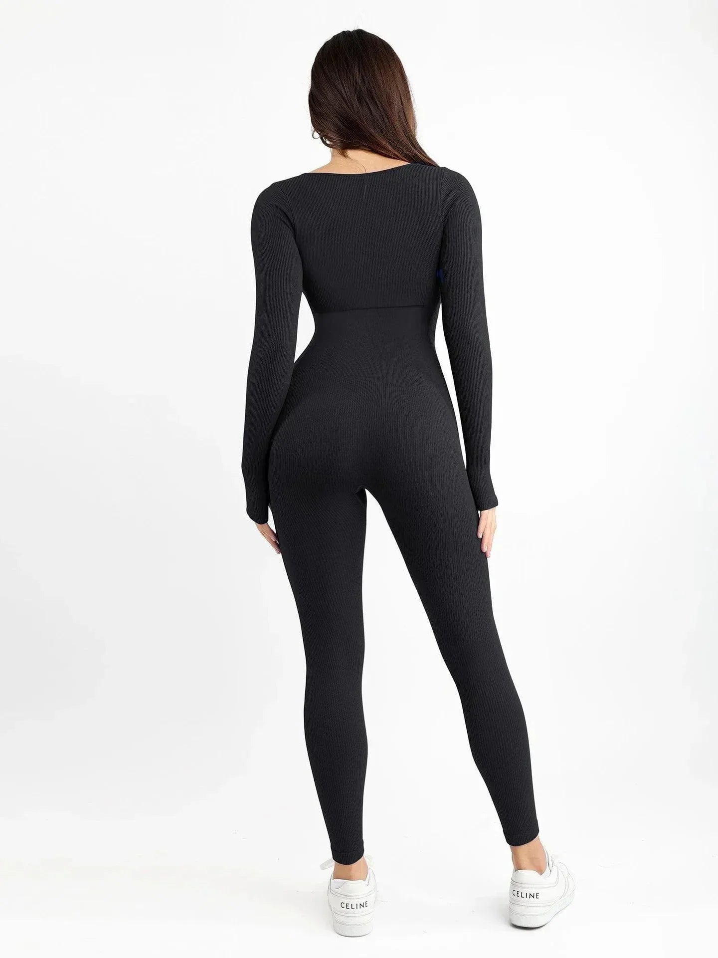 Mono mujer de manga larga estilo elegante