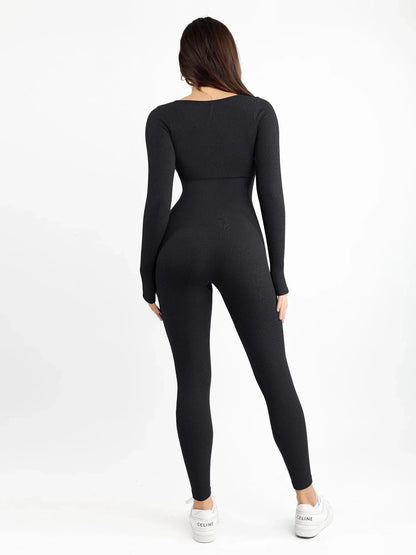 Mono mujer de manga larga estilo elegante