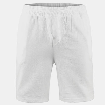 Bermudas Hombre Casual Algodón Cintura Elástica Cordón Ajustable - Mavetta