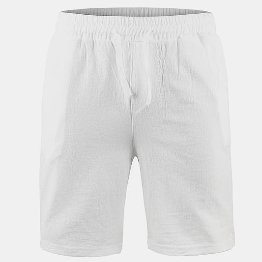 Bermudas Hombre Casual Algodón Cintura Elástica Cordón Ajustable - Mavetta