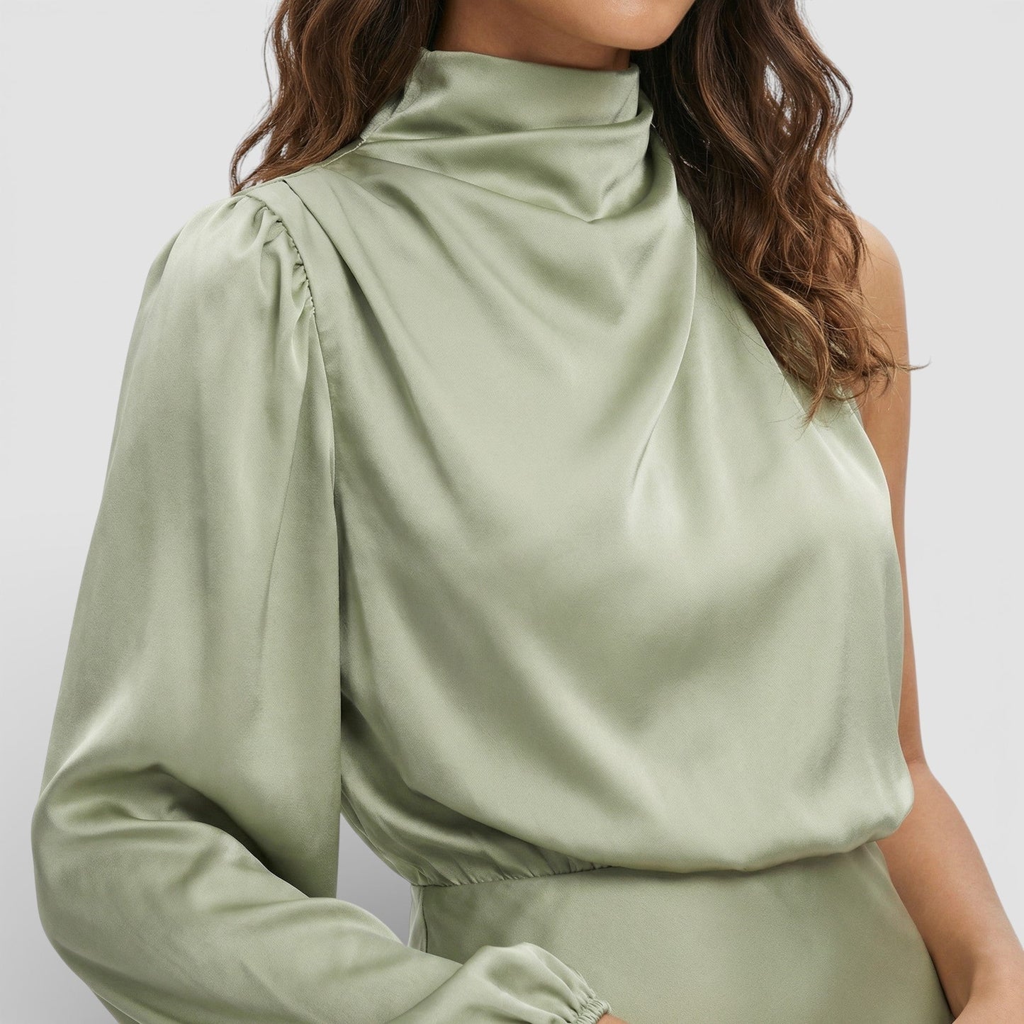 Vestido Corto Mujer Asimétrico Un Hombro