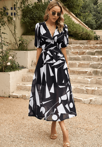 Vestido Mujer Ligero Sofisticado Corte Elegante Fiesta Oficina