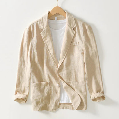 Blazer Hombre Casual con Solapa Tipo Notch