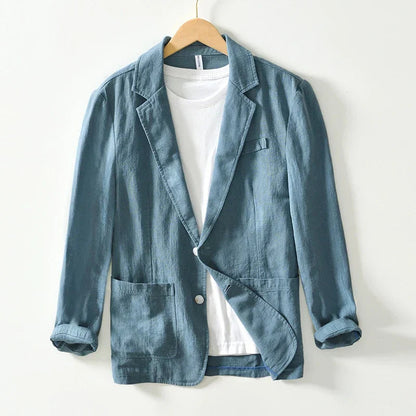Blazer Hombre Casual con Solapa Tipo Notch - Mavetta
