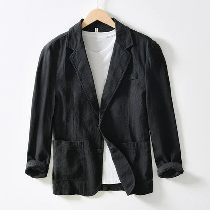 Blazer Hombre Casual con Solapa Tipo Notch
