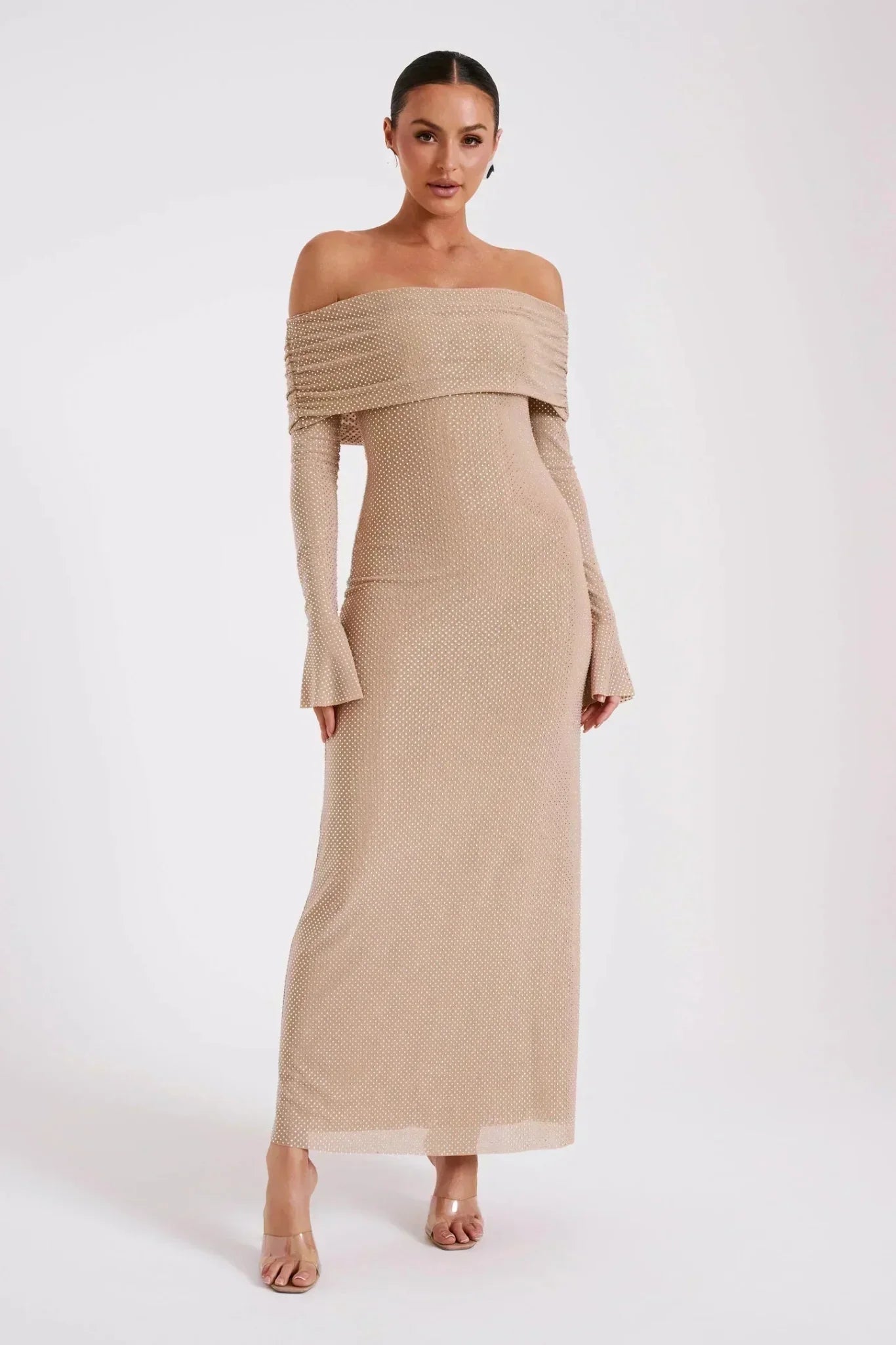 Vestido fiesta mujer de lentejuelas brillante elegante