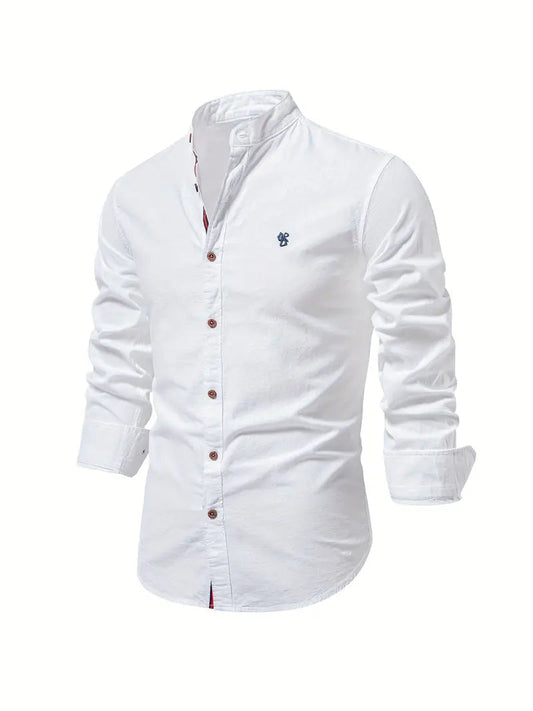 Camisa casual hombre botones manga larga entretiempo - Mavetta