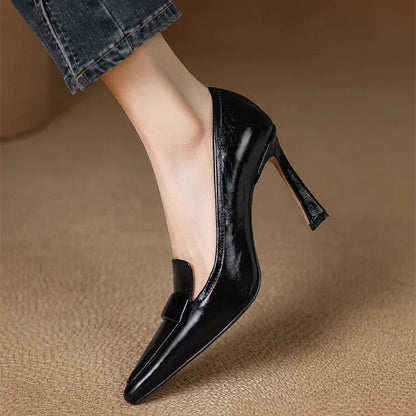 Tacones de aguja mujer elegantes y finos