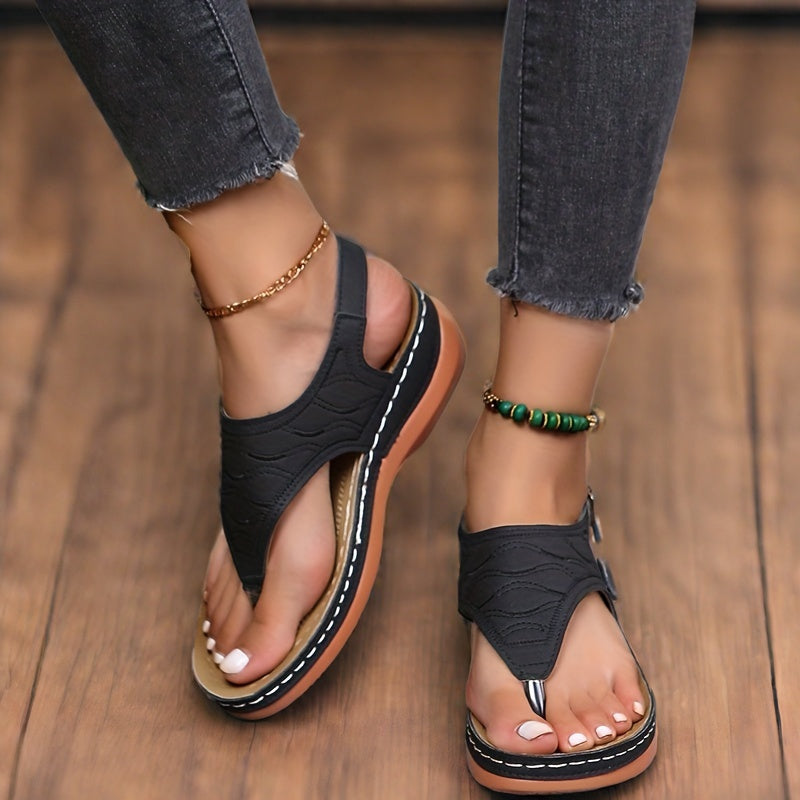 Sandalias Mujer Cuña Comodas Ajuste Elegante Verano - Mavetta