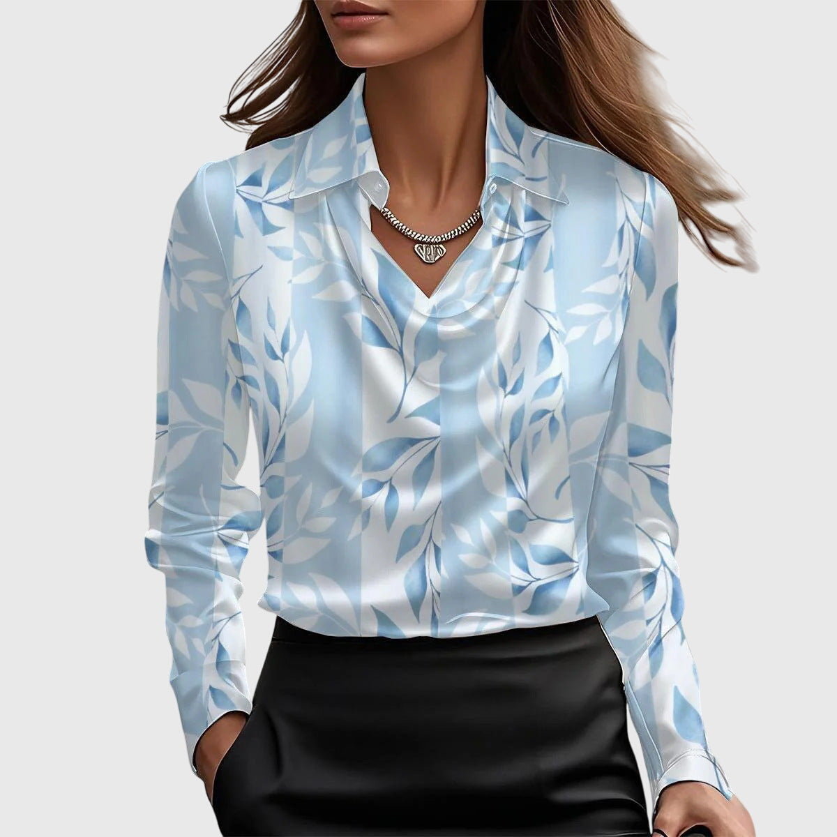 Blusa Mujer de Corte Fluido y Tejido Suave