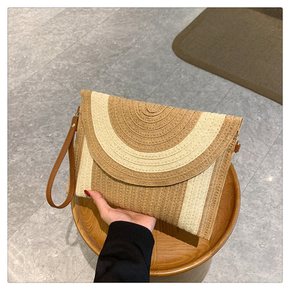 Bolso Mujer Tejido a Mano Estilo Casual
