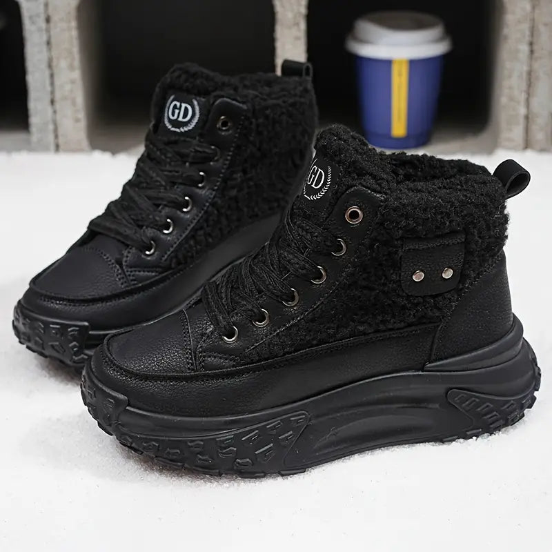 Botines Mujer de Felpa Impermeables