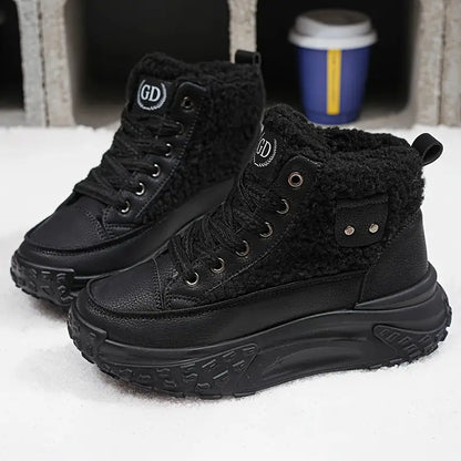 Botines Mujer de Felpa Impermeables