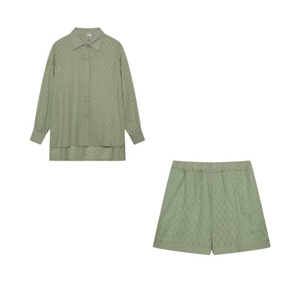 Conjunto Veraniego Mujer Blusa Fluida y Short Ligero