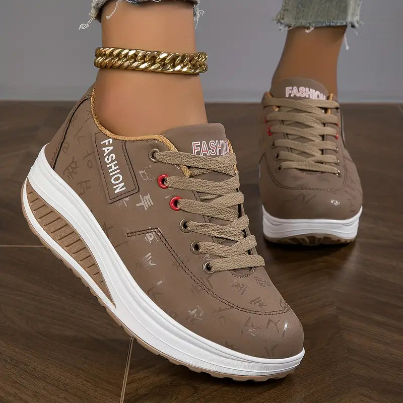 Zapatillas Mujer con Cordones Suela de Apoyo Diseño Cómodo - Mavetta