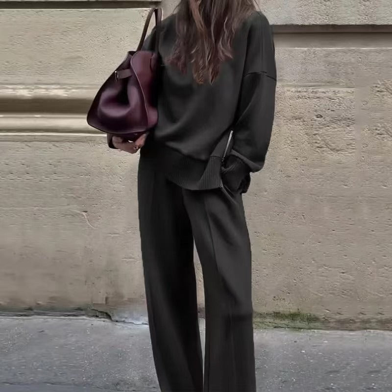 Conjunto Mujer Sudadera y Pantalón Algodón Holgado Comodo - Mavetta