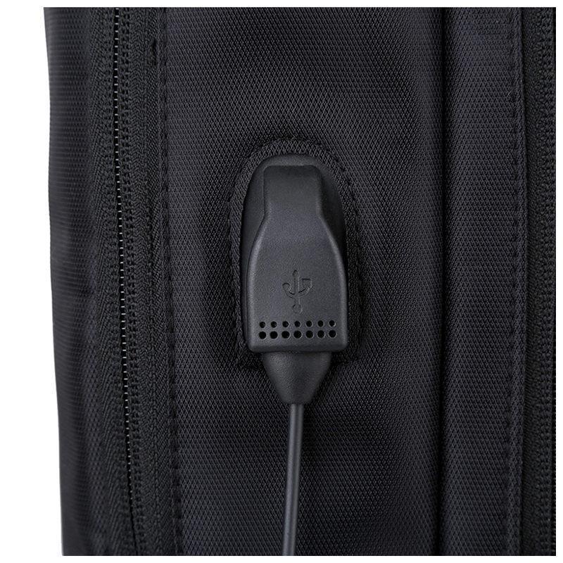 Mochila Urbana Unisex con Puerto USB para Carga Externa
