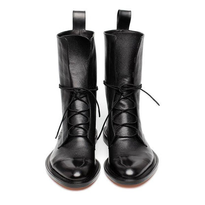Botas Mujer de Cuero Invierno Ajuste Confortable