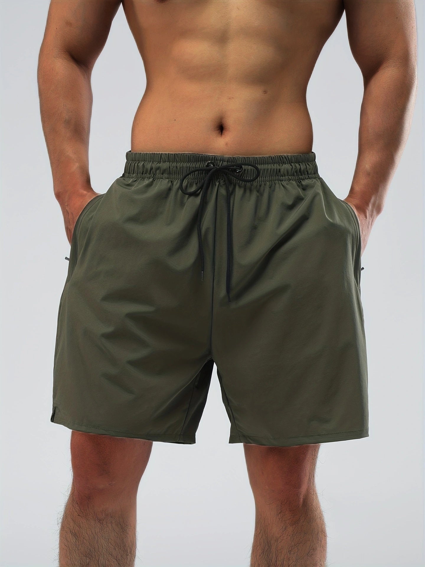 Bañador de Nylon Elástico Hombre Cintura Ajustable