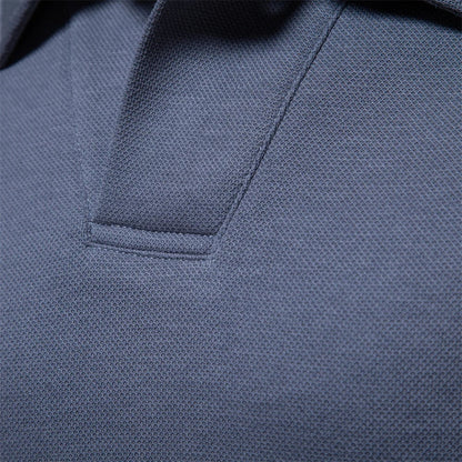 Polo Hombre Manga Larga Cuello Clásico