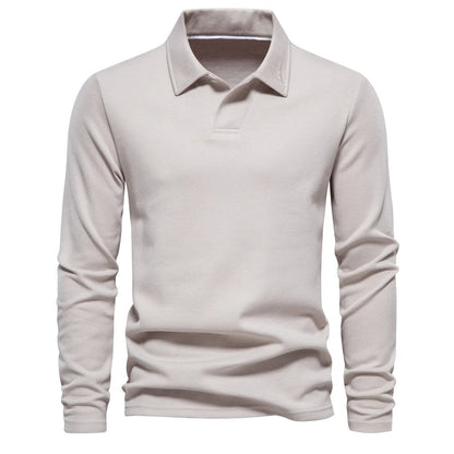 Polo Hombre Manga Larga Cuello Clásico
