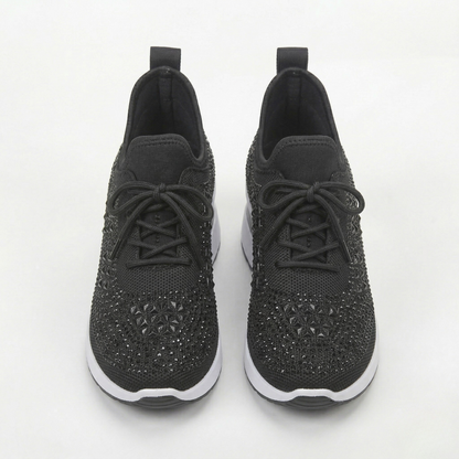 Zapatillas Mujer Deportivas Plataforma Cuña Brillantina