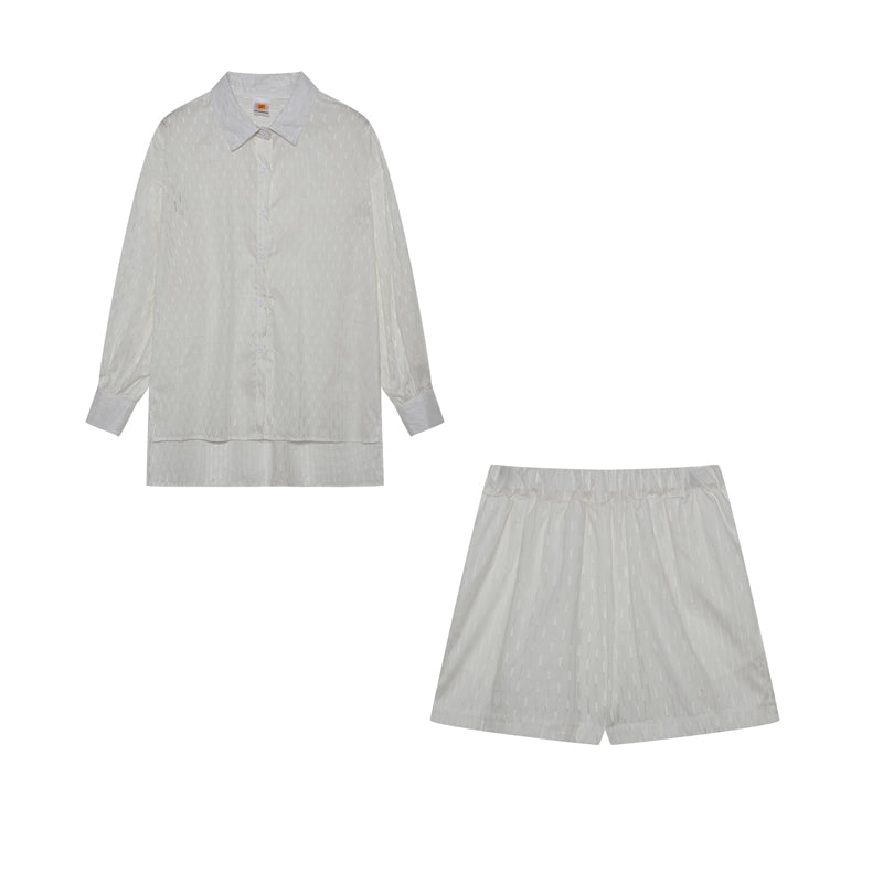 Conjunto Veraniego Mujer Blusa Fluida y Short Ligero