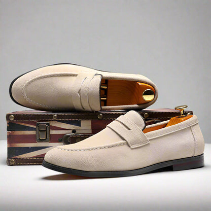 Mocasines Hombre Casual Piel Ajuste Cómodo