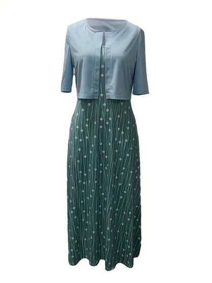 Vestido midi mujer con estampado floral estilo casual