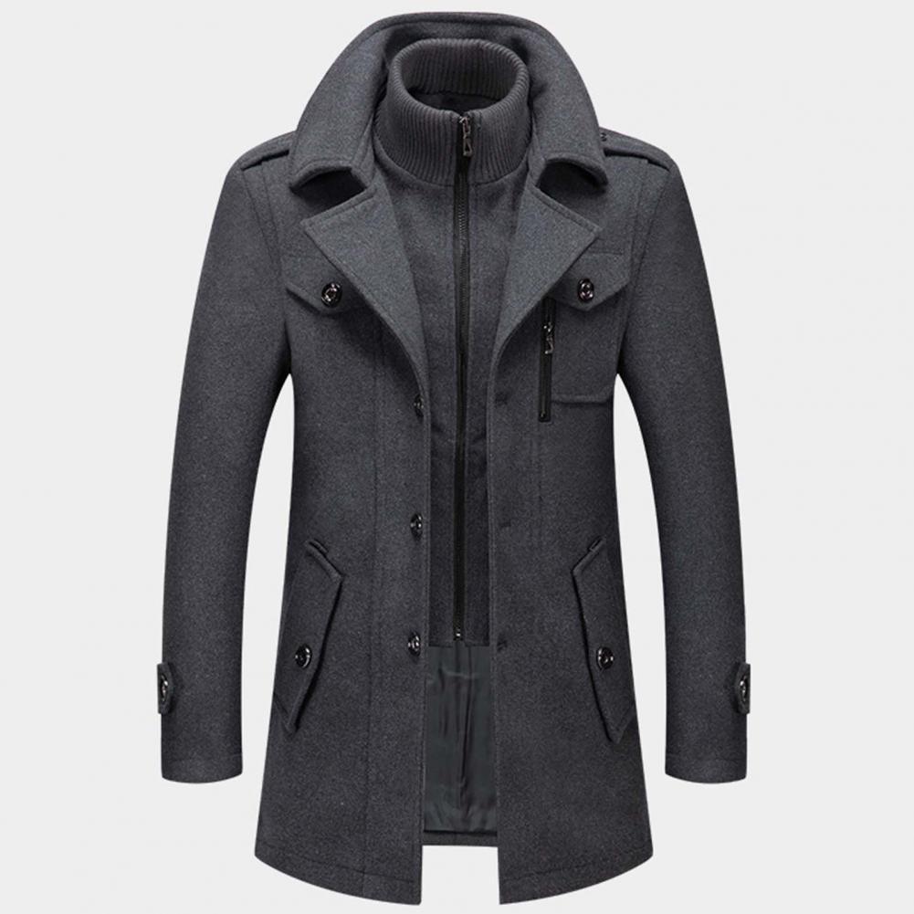 Abrigo largo hombre invierno acolchado resistente - Mavetta