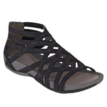 Sandalias ortopédicas mujer tiras cruzadas diseño abierto