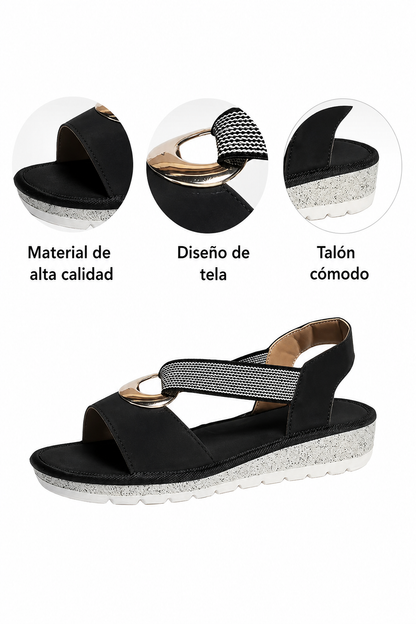 Sandalias Mujer Cuña Comodas Verano