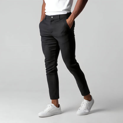 Pantalones chinos hombre elastico comodos corte moderno diario