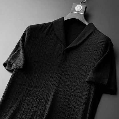 Conjunto Hombre Casual Camiseta Cuello en V Pantalón Cintura Elástica