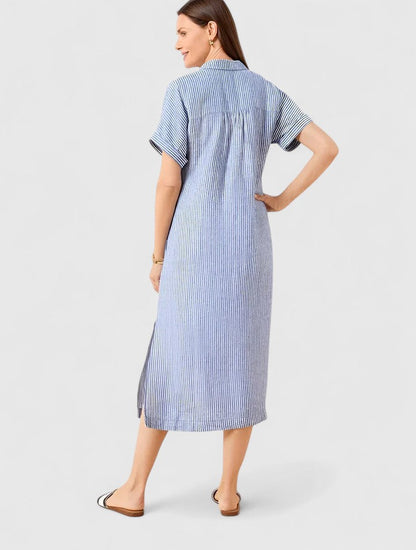 Vestido Camisero Mujer Algodón Ajuste Casual