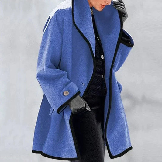 Abrigo Trench Mujer Doble Botonadura Invierno Oversize - Mavetta